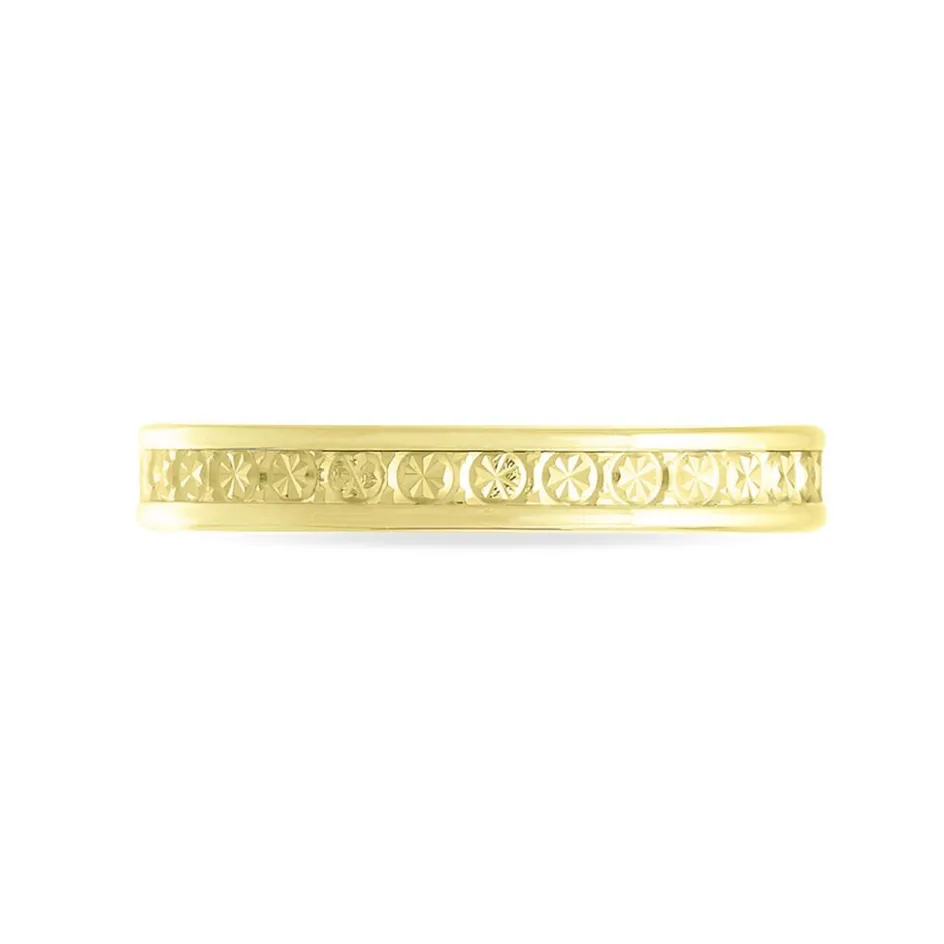 Histoire d'Or Alliance Laura Ruban Plat Or Jaune* Bijoux Personnalisés|Bagues