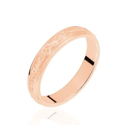 New Histoire d'Or Alliance Laura Ruban Plat or rose