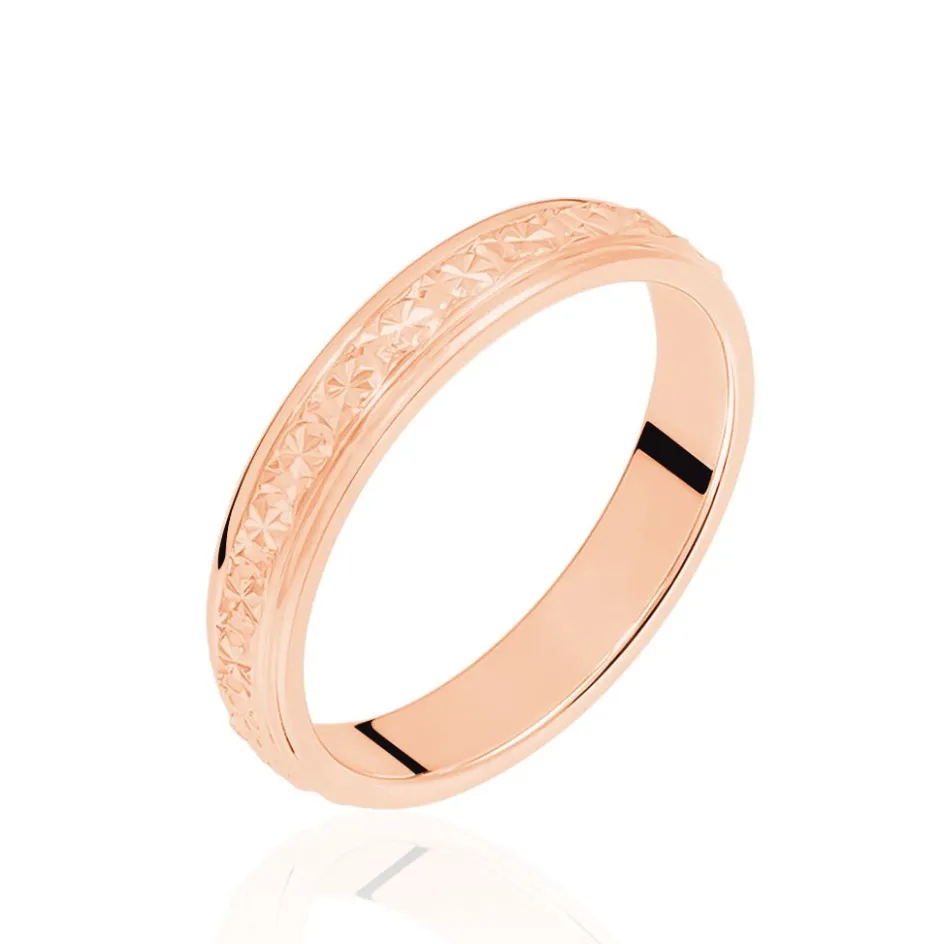 New Histoire d'Or Alliance Laura Ruban Plat or rose