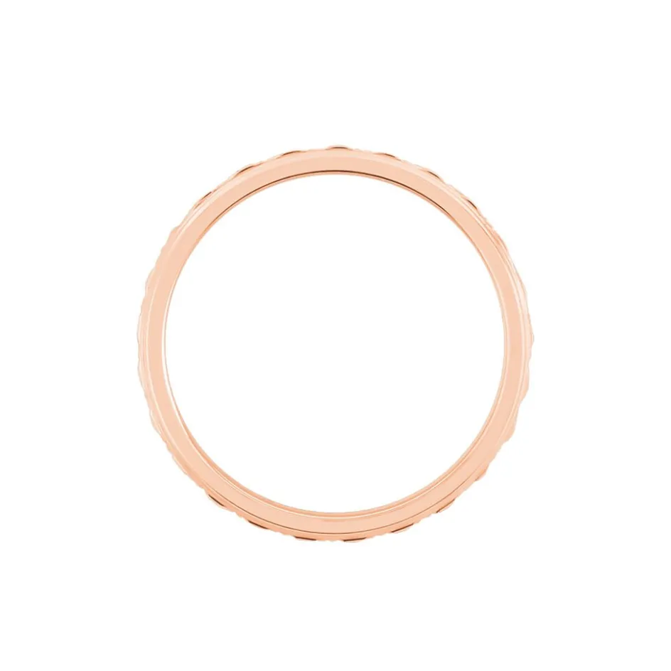 New Histoire d'Or Alliance Laura Ruban Plat or rose