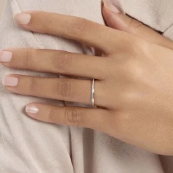 Histoire d'Or Alliance Laurie Demi-tour Or Blanc Diamant* Bagues|Alliances