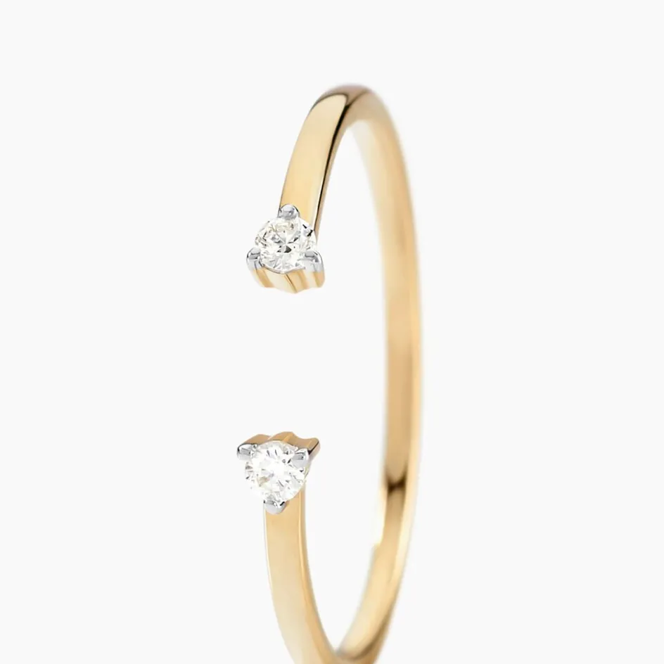Sale Histoire d'Or Alliance Les Inseparables Or Jaune Diamant