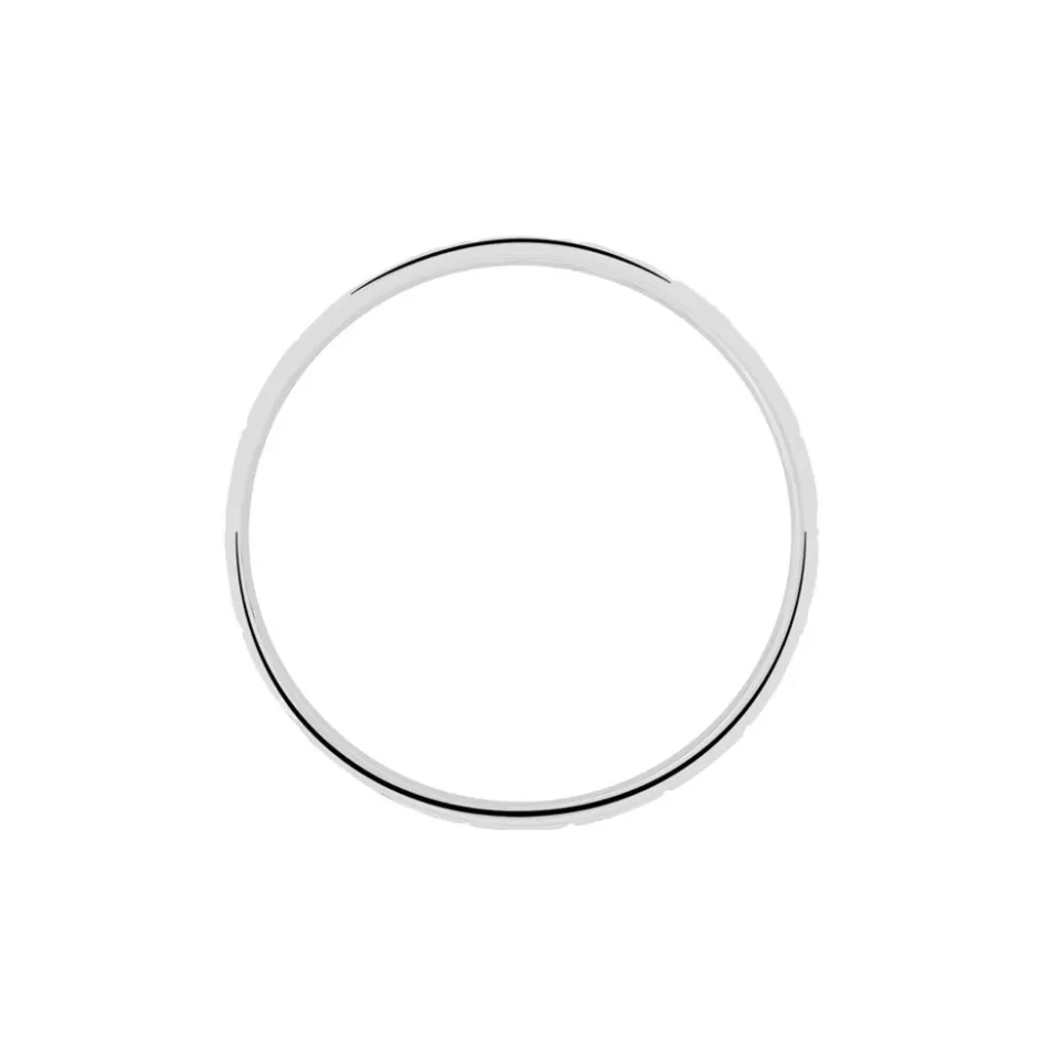 Histoire d'Or Alliance Lily-fleur Or Blanc* Bijoux Personnalisés|Bagues