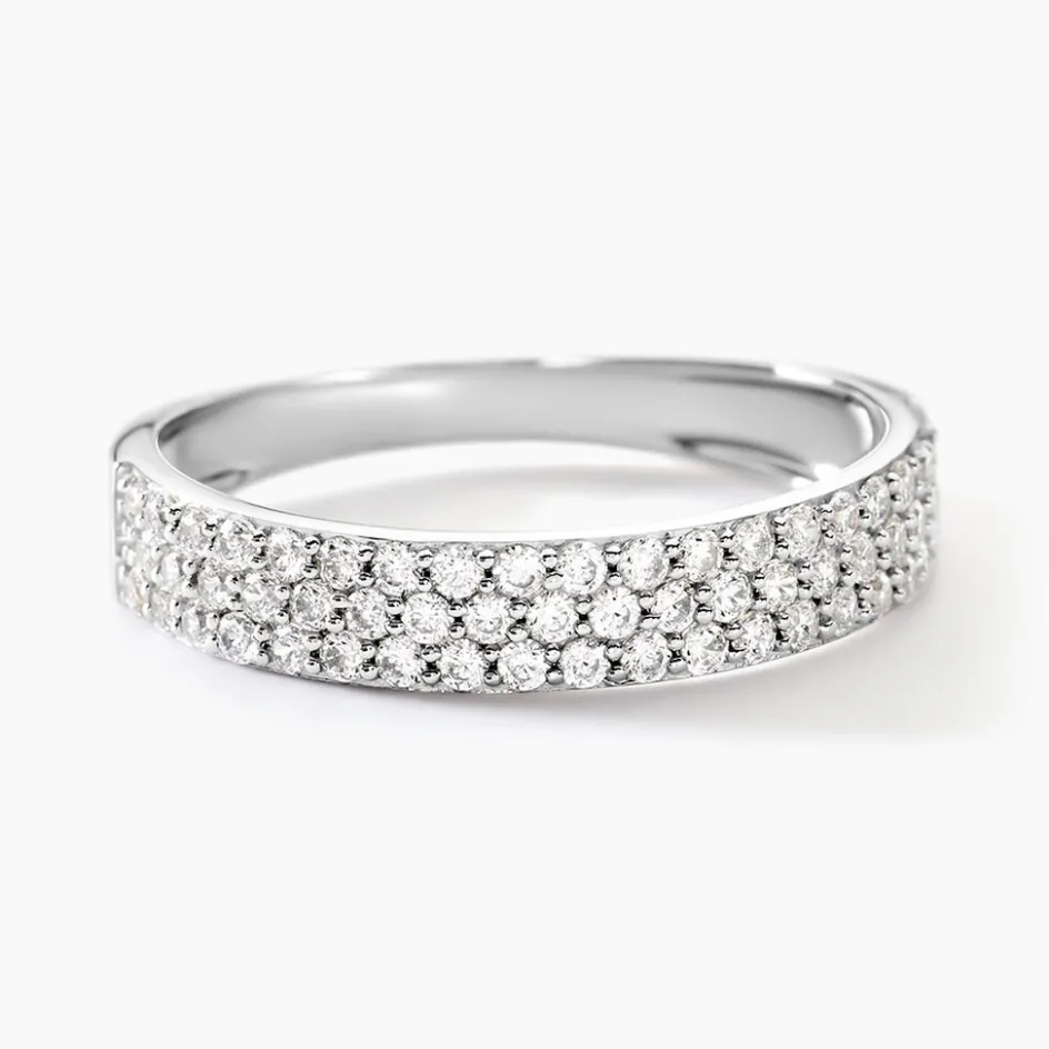 Histoire d'Or Alliance Lison Or Blanc Oxyde De Zirconium* Bagues|Bagues Avec Pierre