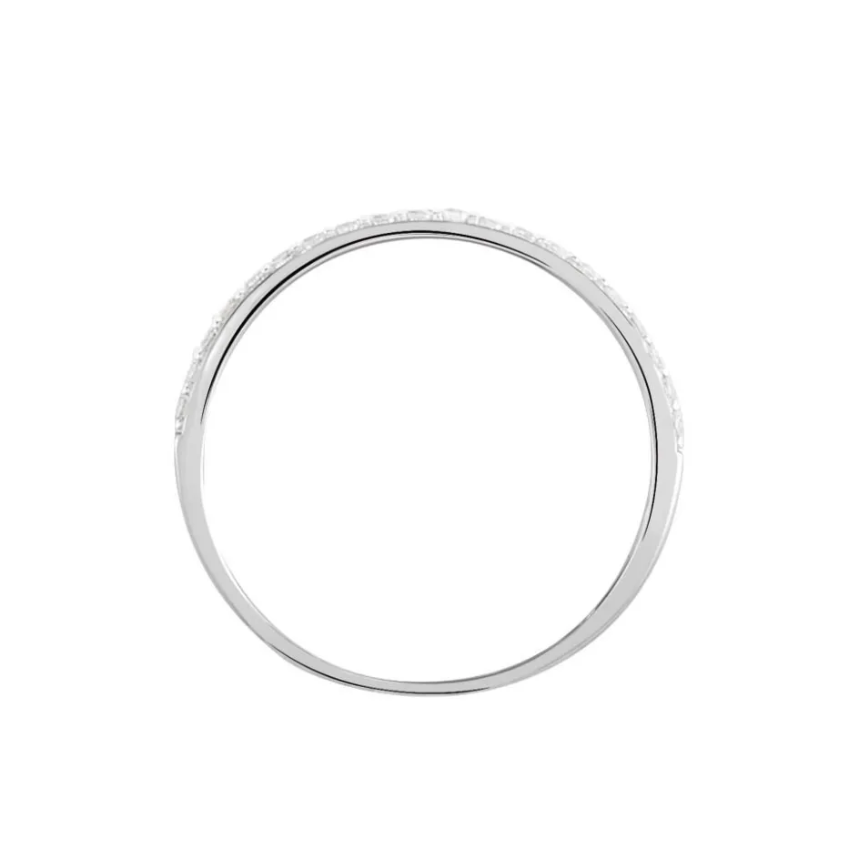 Histoire d'Or Alliance Lison Or Blanc Oxyde De Zirconium* Bagues|Bagues Avec Pierre