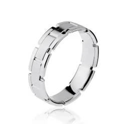 Histoire d'Or Alliance Maille Or Blanc* Bijoux Personnalisés|Bagues