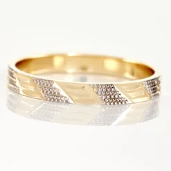 Histoire d'Or Alliance Manig Ruban Plat Or Bicolore* Bijoux Personnalisés|Bagues