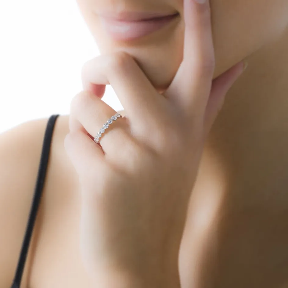 Histoire d'Or Alliance Marlyatou Or Blanc Oxyde De Zirconium* Bagues|Alliances