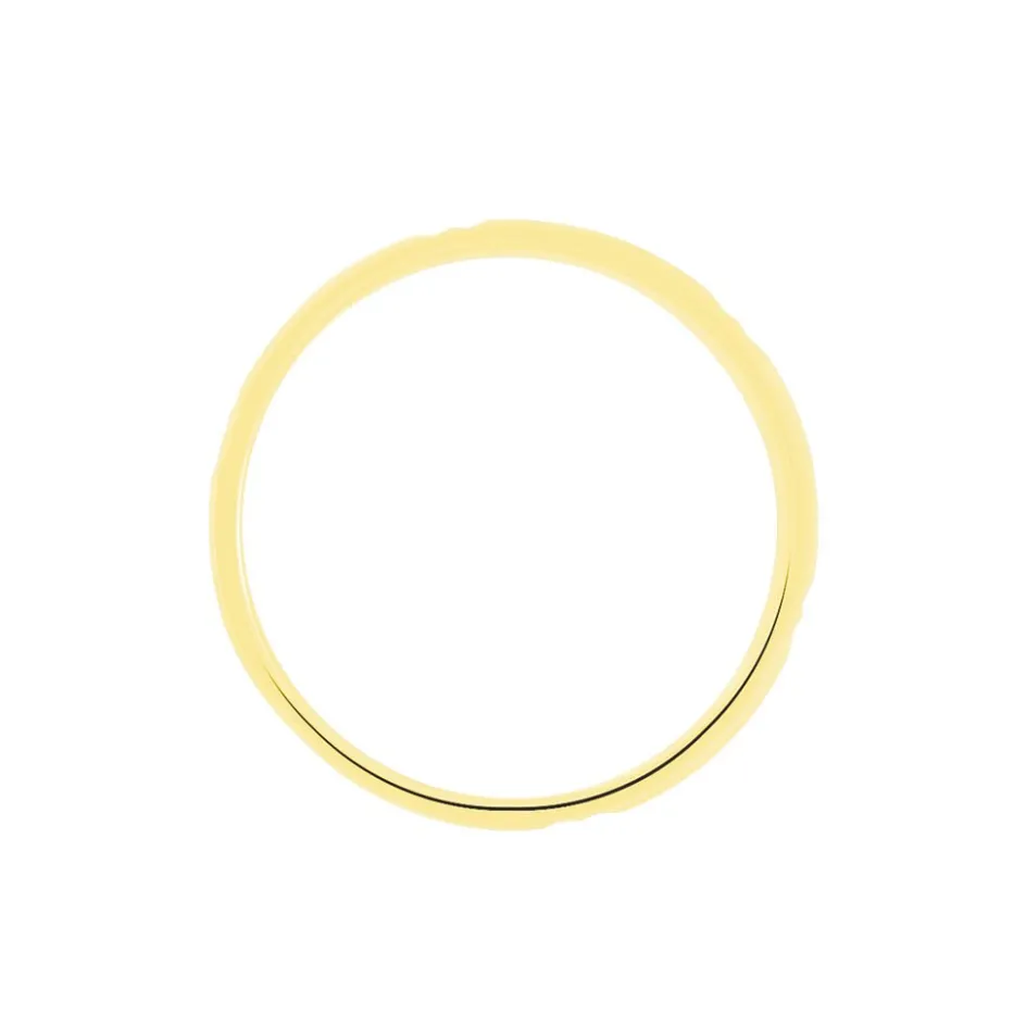 Histoire d'Or Alliance Marvin Demi Jonc Classique Or Bicolore* Bijoux Personnalisés|Bagues