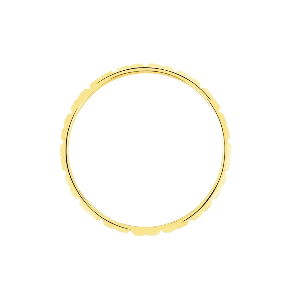 Best Histoire d'Or Alliance Marya Carree Diamantee Ruban Plat or jaune