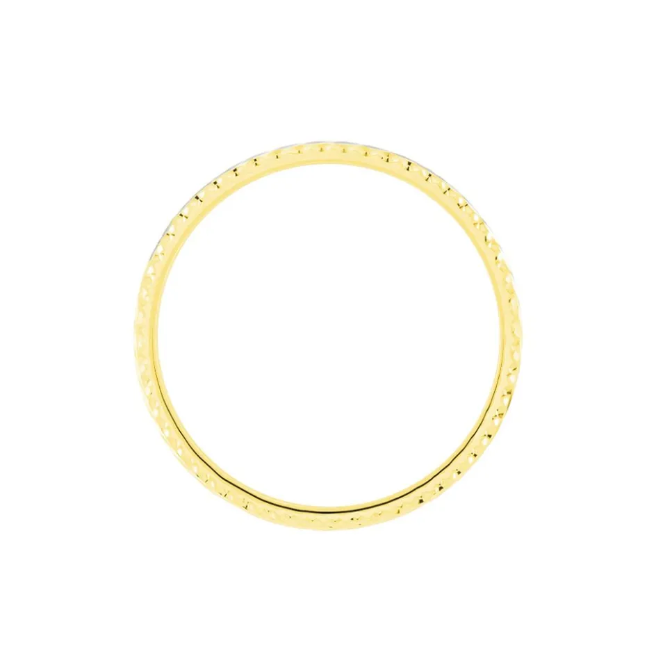 Histoire d'Or Alliance Marzelle Ruban Plat Or Bicolore* Bijoux Personnalisés|Bagues