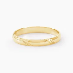 Histoire d'Or Alliance Massina Demi Jonc Classique Or Jaune* Bijoux Personnalisés|Bagues