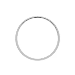 Discount Histoire d'Or Alliance Maturina Demi Jonc Classique Or Blanc