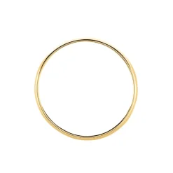 Clearance Histoire d'Or Alliance Meredithe Demi Jonc Classique Or Jaune