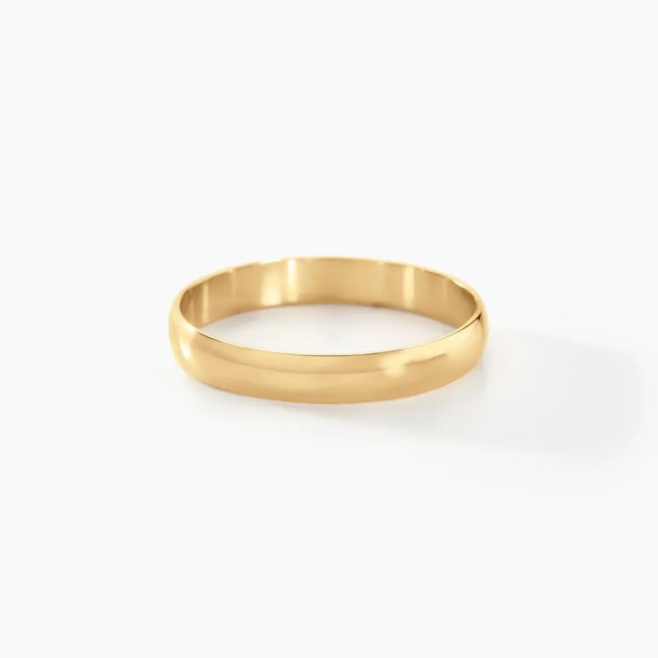 Histoire d'Or Alliance Meredithe Demi Jonc Classique Or Jaune* Bijoux Personnalisés|Bagues