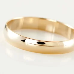 Histoire d'Or Alliance Meredithe Demi Jonc Classique Or Jaune* Bijoux Personnalisés|Bagues