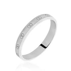 Histoire d'Or Alliance Or Blanc Stavina* Bijoux Personnalisés|Bagues