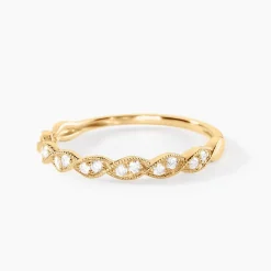 Histoire d'Or Alliance Othniel Or Jaune Diamant* Bagues|Alliances