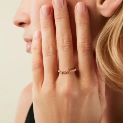 Histoire d'Or Alliance Othniel Or Jaune Diamant* Bagues|Alliances