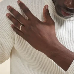 Best Histoire d'Or Alliance Prescilia Ruban Plat Or Bicolore