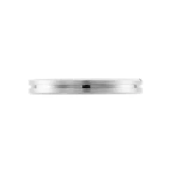 Histoire d'Or Alliance Rhodium Ruban Plat Palladium Bicolore* Bijoux Personnalisés|Bagues