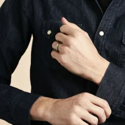 Histoire d'Or Alliance Roberto Ruban Plat Palladium Blanc* Bijoux Personnalisés|Bagues