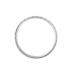 Histoire d'Or Alliance Roxie Demi Jonc Classique or blanc