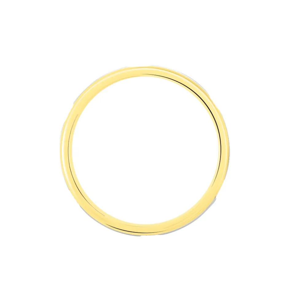 Outlet Histoire d'Or Alliance Sequana Ruban Plat Or Bicolore
