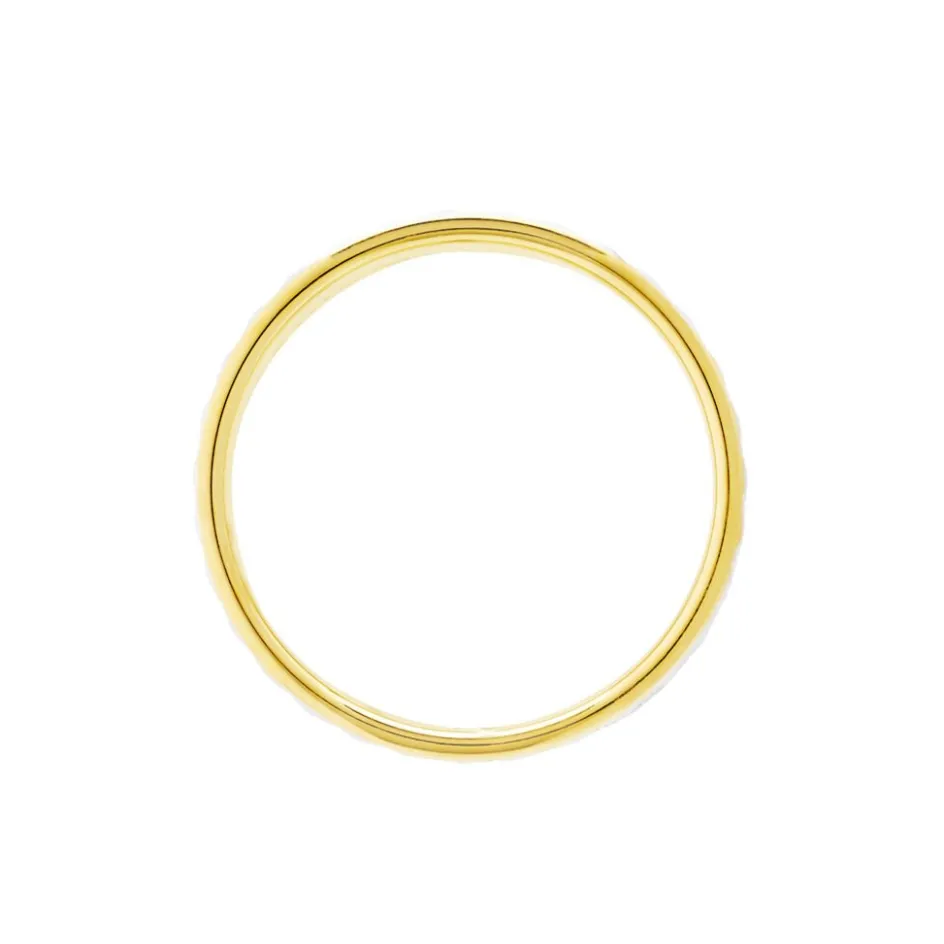 Histoire d'Or Alliance Shalea Ruban Plat Or Bicolore