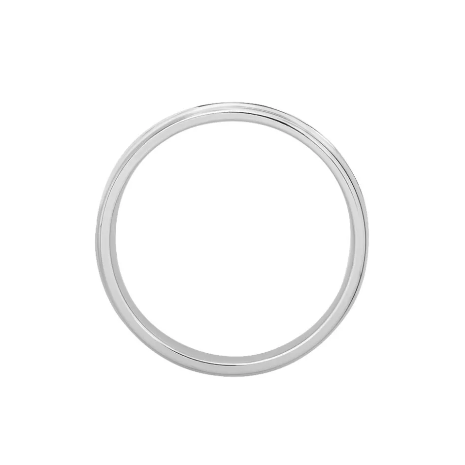 Histoire d'Or Alliance Shalena Ruban Plat Or Blanc* Bijoux Personnalisés|Bagues