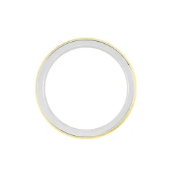 Histoire d'Or Alliance Shirlee Ruban Plat Or Bicolore* Bijoux Personnalisés|Bagues