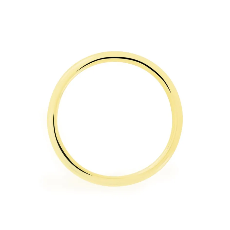 Clearance Histoire d'Or Alliance Sirona Demi Jonc Confort or blanc