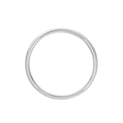 Clearance Histoire d'Or Alliance Sonia Demi Jonc Confort or blanc