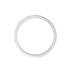 Clearance Histoire d'Or Alliance Telio Ruban Plat Or Blanc