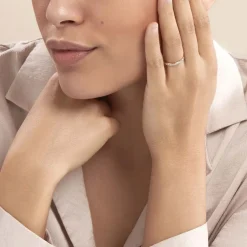 Histoire d'Or Alliance Venus Ruban Plat Or Bicolore* Bijoux Personnalisés|Bagues