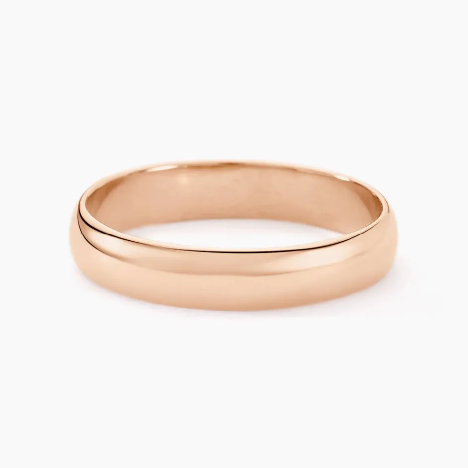 Histoire d'Or Alliances Argent Rose Alexyne Jonc Bombe 4mm* Bagues|Bagues Sans Pierre