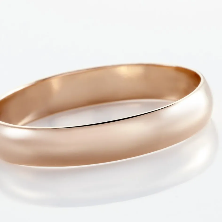 Histoire d'Or Alliances Argent Rose Alexyne Jonc Bombe 4mm* Bagues|Bagues Sans Pierre