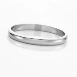 Histoire d'Or Aphroditia Demi Jonc Bombe Trouwring Wit Platina* Bijoux Personnalisés|Bagues