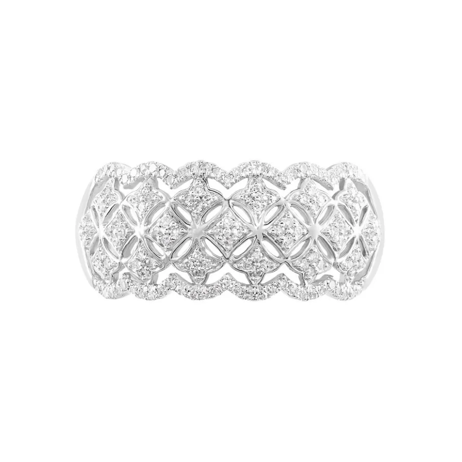 Sale Histoire d'Or Bague Abbas Or Blanc Diamant