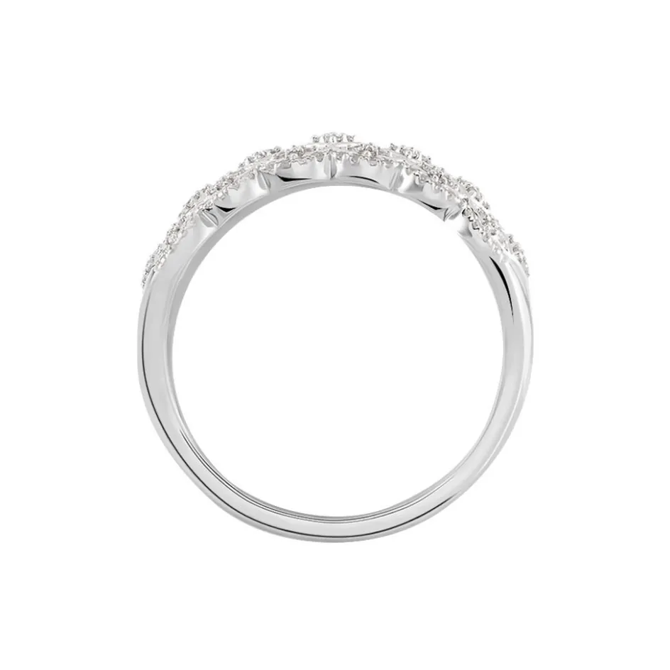 Sale Histoire d'Or Bague Abbas Or Blanc Diamant