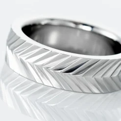 Outlet Histoire d'Or Bague Acier Blanc Jancis