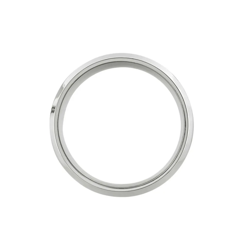 Outlet Histoire d'Or Bague Acier Blanc Tdeg Oxydes De Zirconium