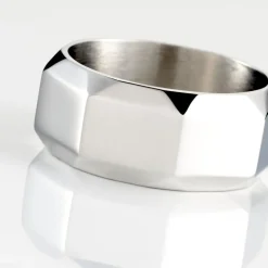 Clearance Histoire d'Or Bague Acier Gris Vasso