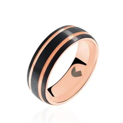 Sale JOURDAN Bague Acier Rose