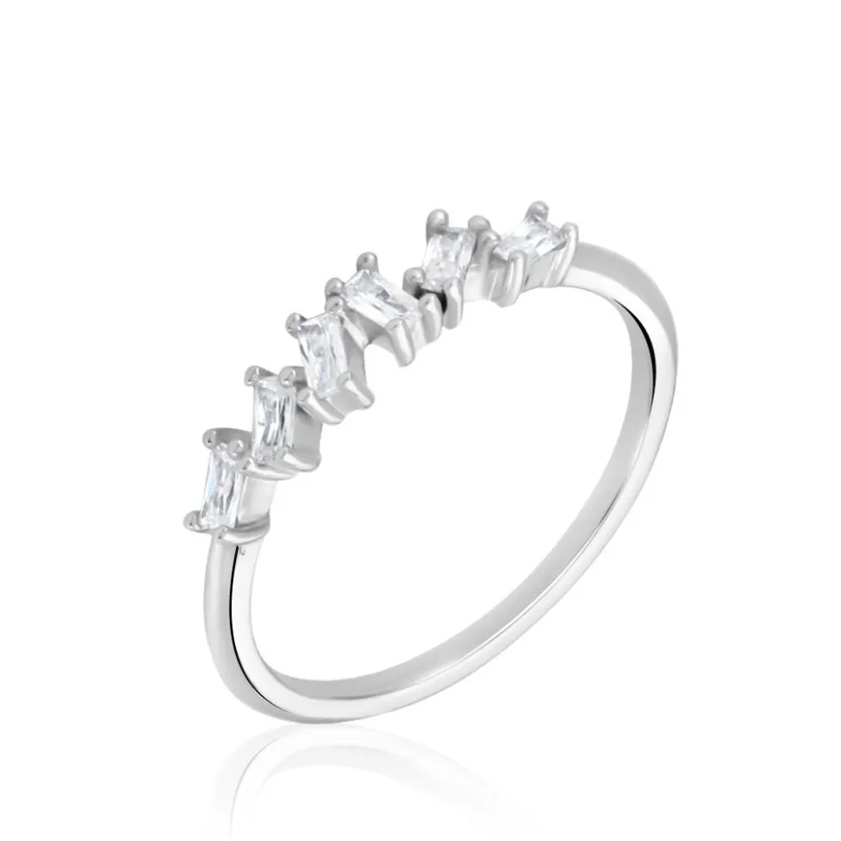 Histoire d'Or Bague Adonia Argent Blanc Oxyde De Zirconium* Bagues|Bagues Fantaisie