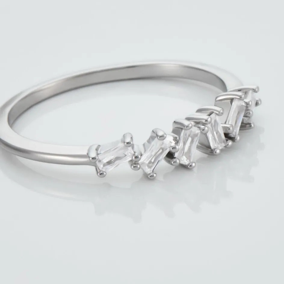 Histoire d'Or Bague Adonia Argent Blanc Oxyde De Zirconium* Bagues|Bagues Fantaisie