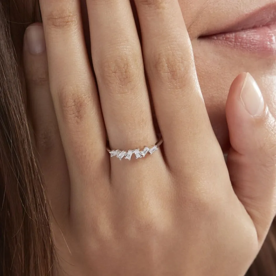 Histoire d'Or Bague Adonia Argent Blanc Oxyde De Zirconium* Bagues|Bagues Fantaisie