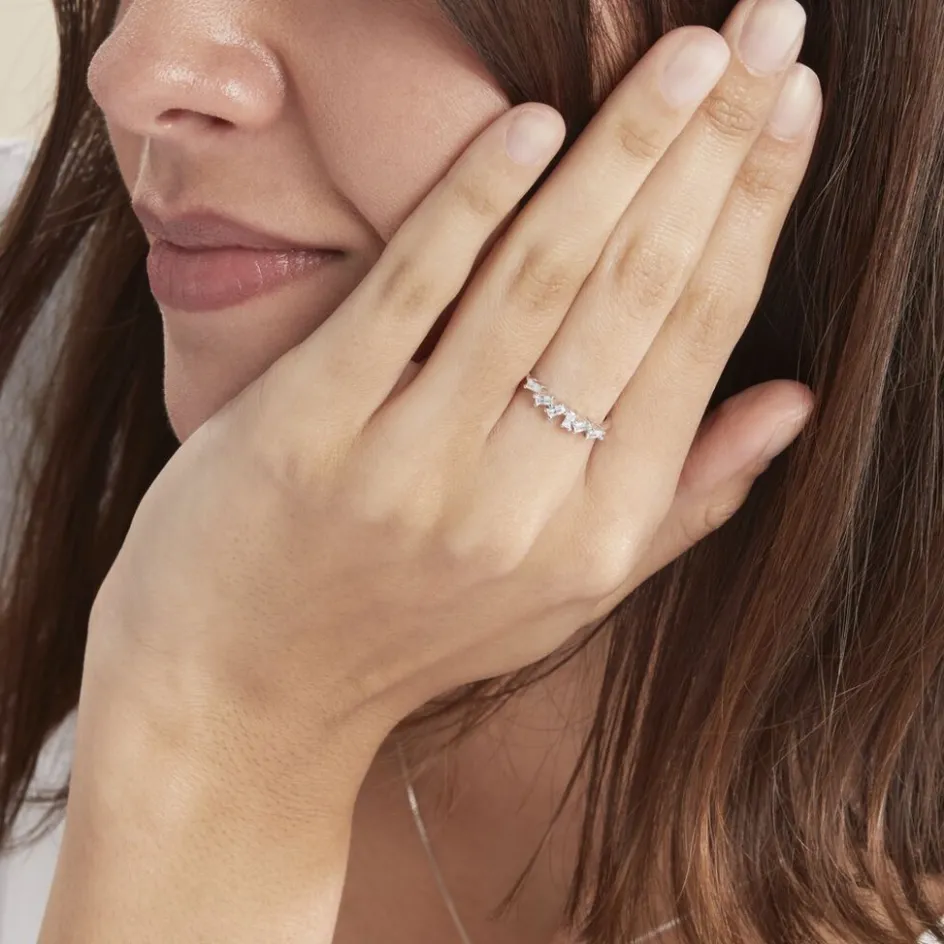 Histoire d'Or Bague Adonia Argent Blanc Oxyde De Zirconium* Bagues|Bagues Fantaisie