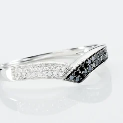 Histoire d'Or Bague Aile De Mouette Or Blanc Diamant* Bagues|Bagues Avec Pierre