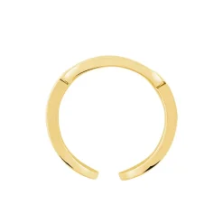 Outlet Histoire d'Or Bague Ajustable Agostino Acier Doré